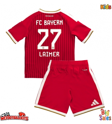 Bayern Munich Konrad Laimer #27 Replica Home Stadium Kit for Kids 2026-27 Short Sleeve (+ pants)